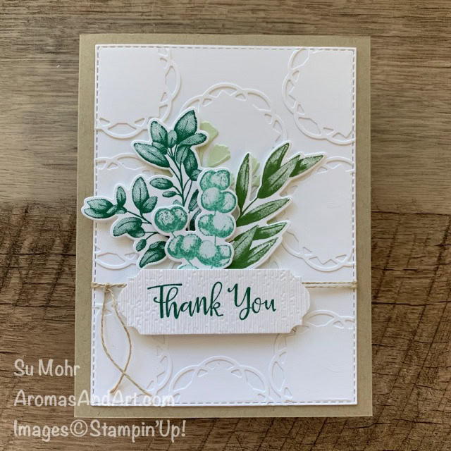 By Su Mohr for GDP256; Click READ or VISIT to go to my blog for details! Featuring: Forever Fern Bundle, Peaceful Moments Stamp Set,Painted Labels Dies, Stitched Rectangles Dies, Linen Thread; #gdp256 #foreverfern #plantsoncards #die-cutbackground #handmadecards #handcrafted #cardmaking #diy #papercrafting #peacefulmoments #paintedlabelsdies #backgroundtechniques #cardtechniques #thankyoucards #cardinstruction